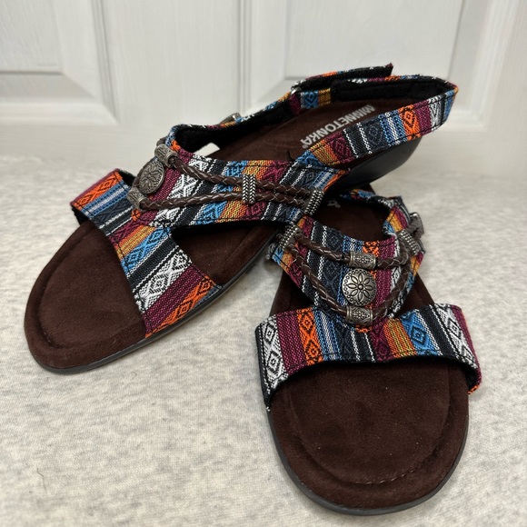 Minnetonka Aztec Inspired Sandals - Picture 2 of 6